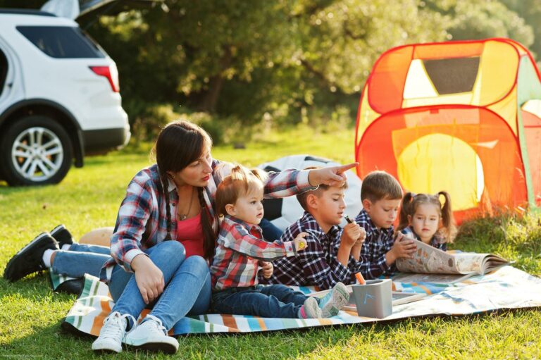 Family spending time together.