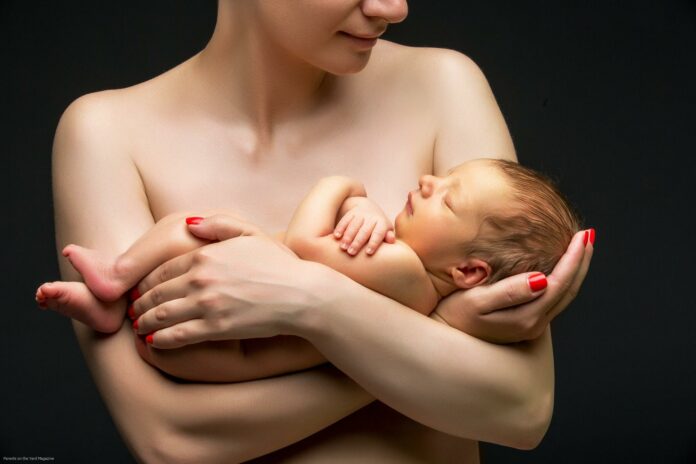 mother with newborn child mother with newborn child