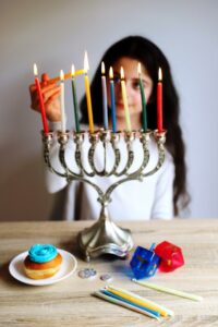 Hanukkah candles